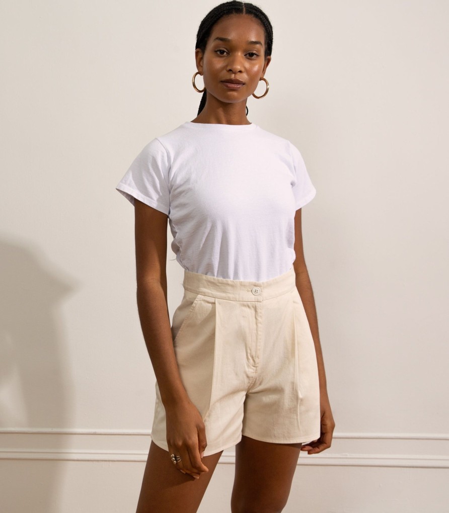 Clothing Loup | Ivory Margo Shorts