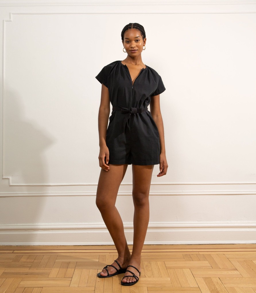 Clothing Loup | Black Paloma Romper