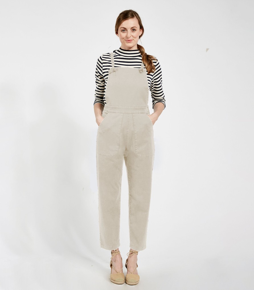 Clothing Loup | Ivory Knot Overalls