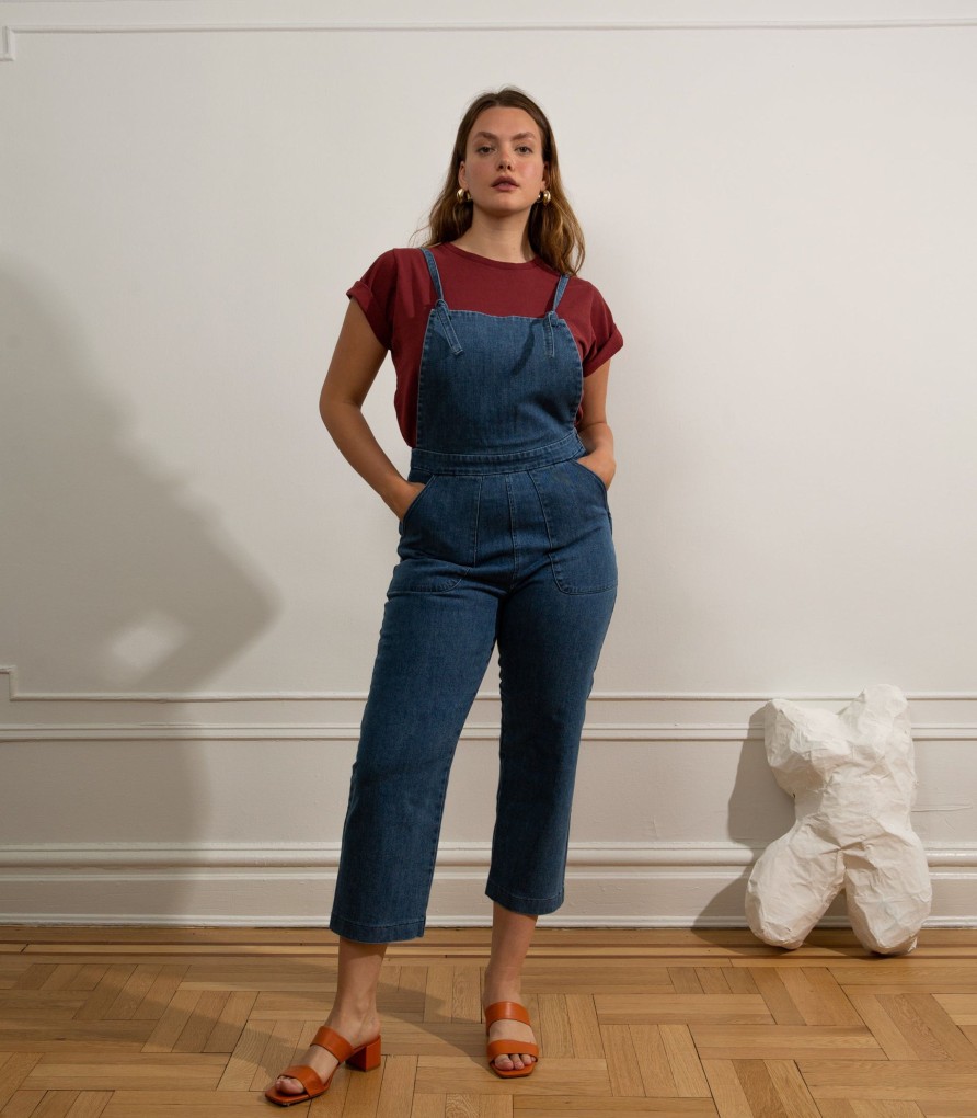 Clothing Loup | Washed Indigo Knot Overalls