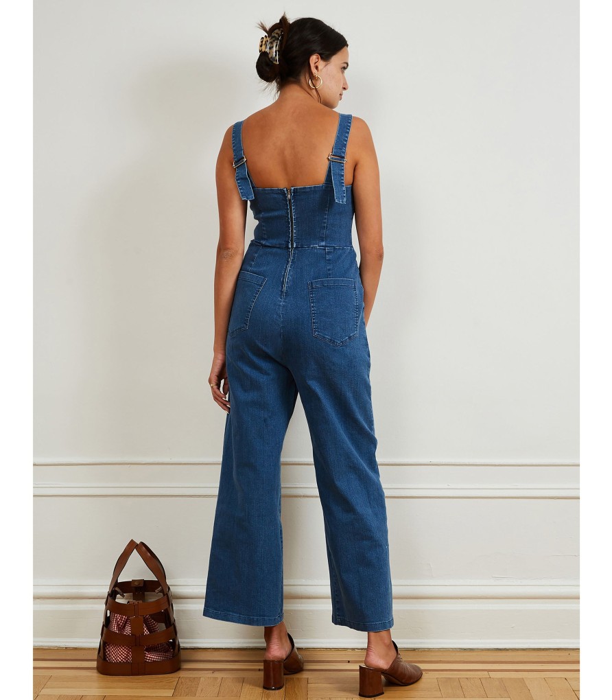 Clothing Loup | Washed Indigo Brenda Jumpsuit