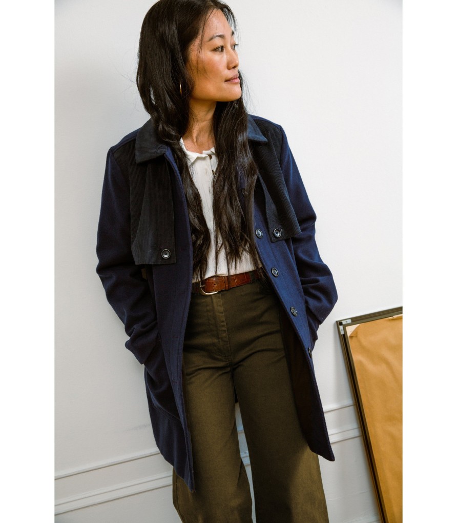 Clothing Loup | Navy Maggie Jacket