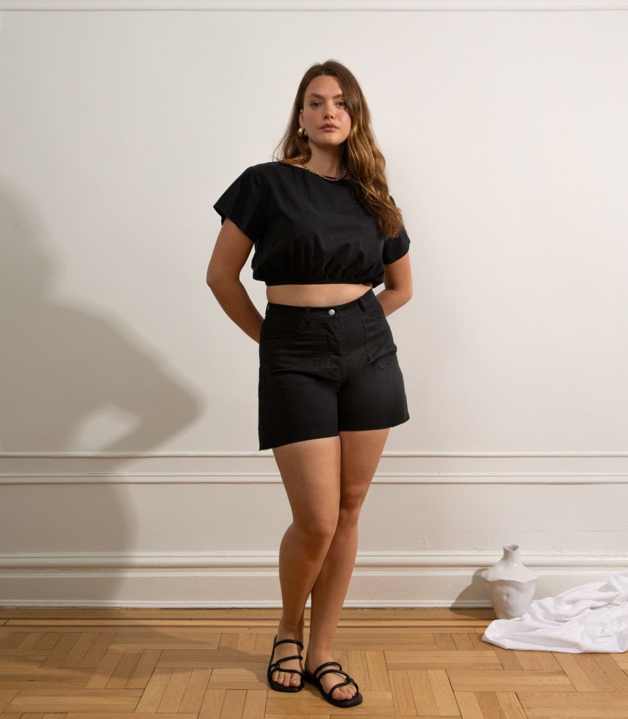 Clothing Loup | Black Simone Shorts