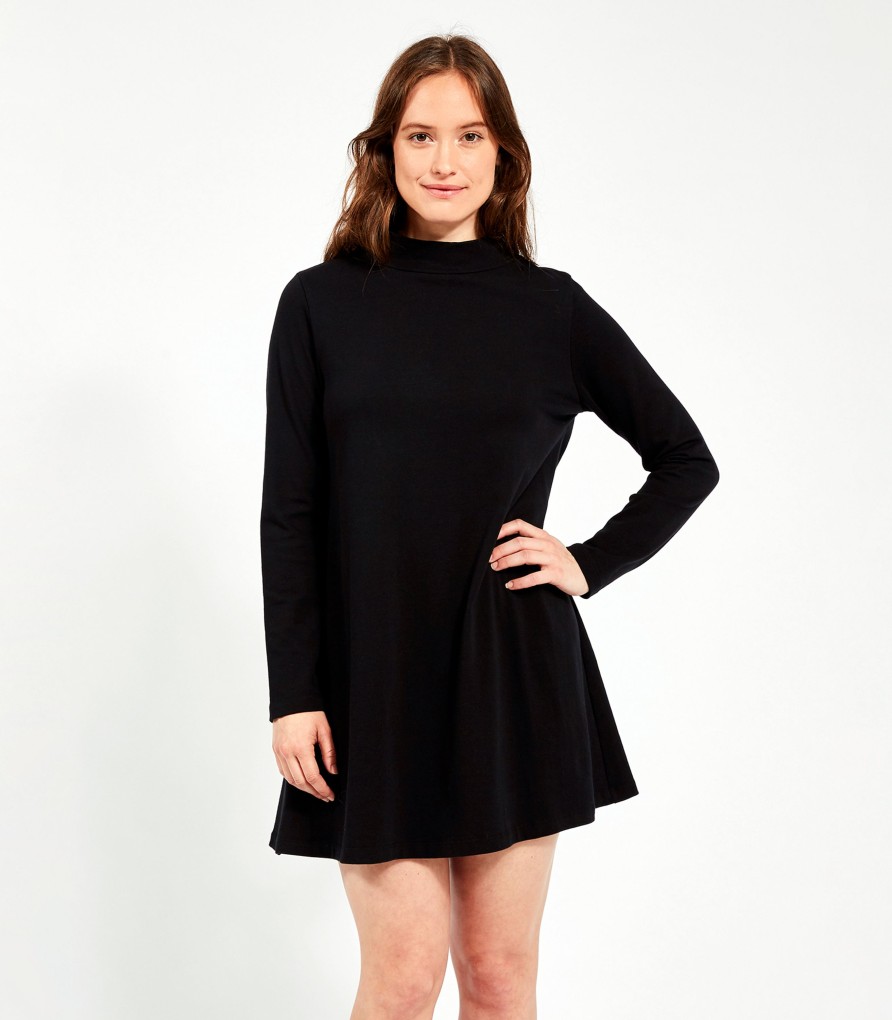 Clothing Loup | Black Franc Dress - Available In Petites!