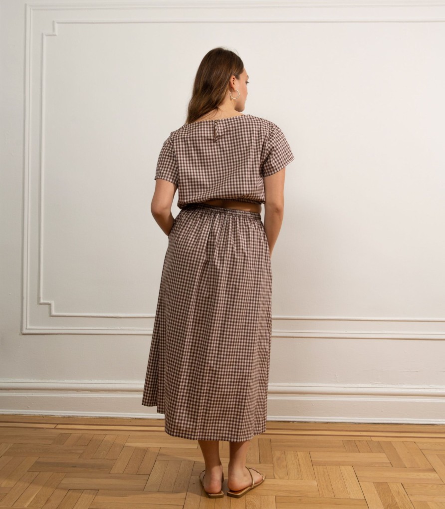 Clothing Loup | Gingham Cornielia Skirt