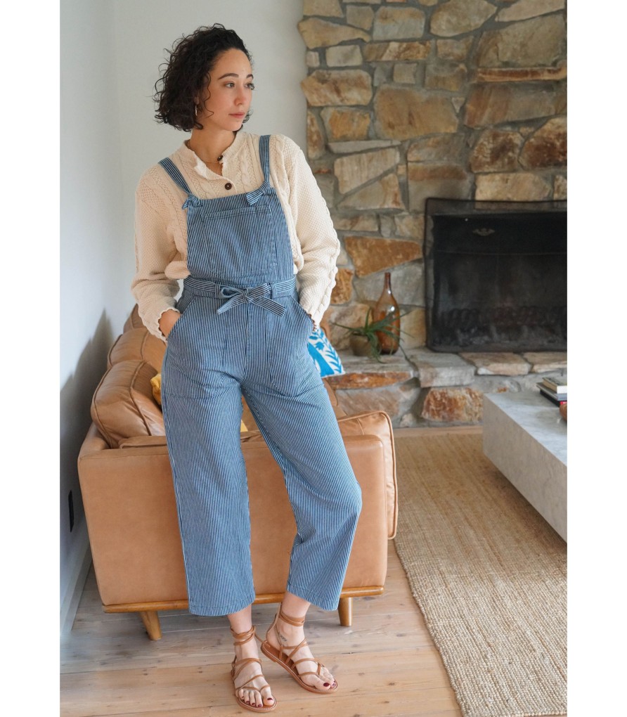 Clothing Loup | Railroad Stripe Fiona Overalls