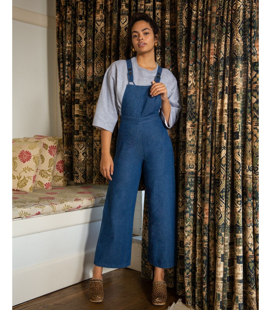 Clothing Loup | Loup X Kaight Indigo Milla Overalls