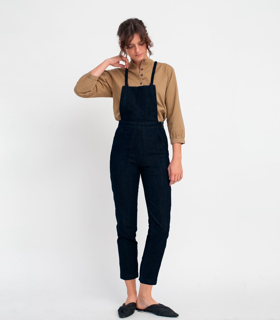 Clothing Loup | Extra Dark Indigo Knot Overalls