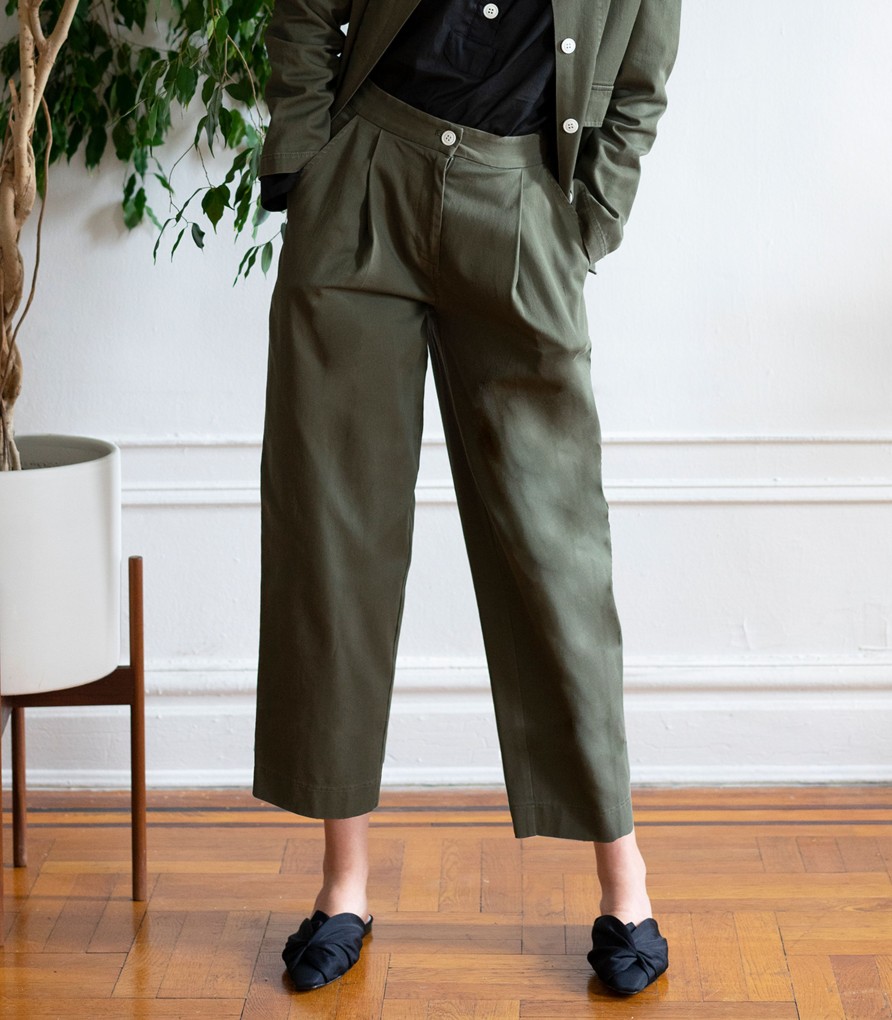 Clothing Loup | Green Margo Pants