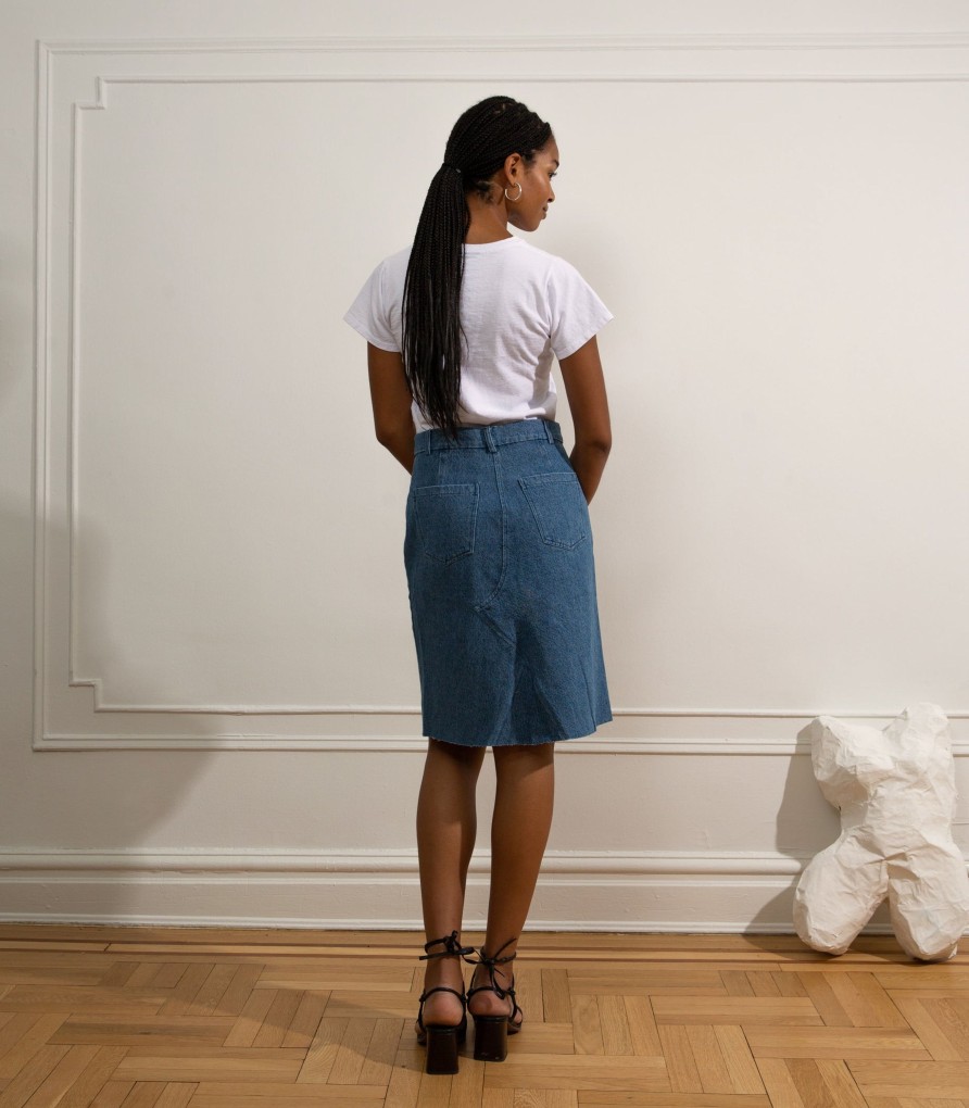 Clothing Loup | Indigo Daria Skirt