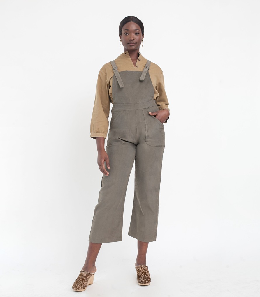 Clothing Loup | Sage Flora Overalls