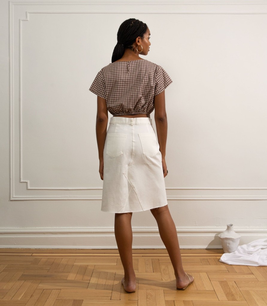 Clothing Loup | White Daria Skirt