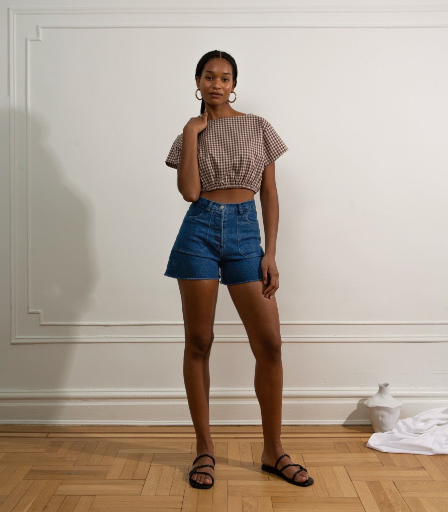 Clothing Loup | Washed Indigo Simone Shorts